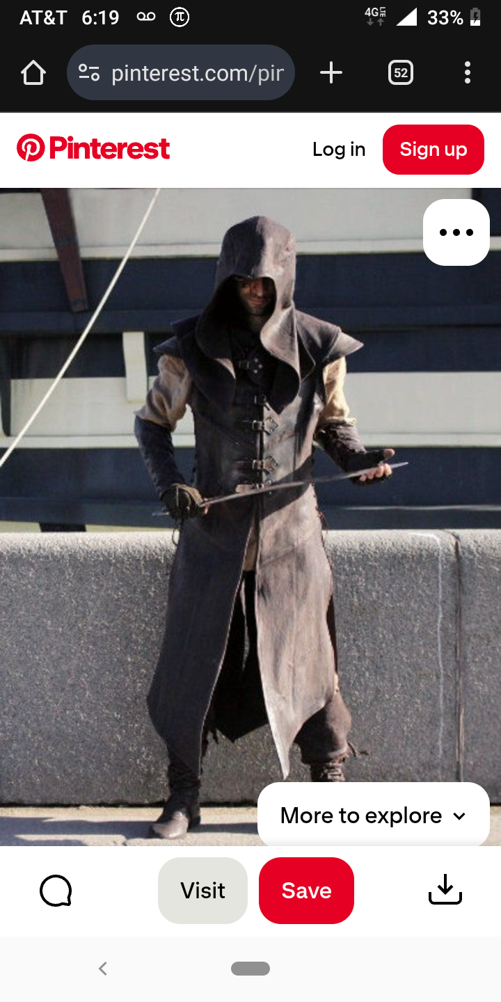 Custom order: Old costume for ViDal McKinney