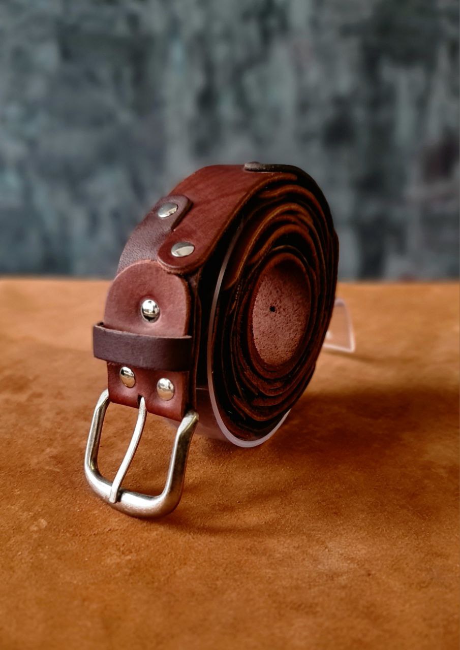 Men's black belt "Dragon Scale" - SokolArmory