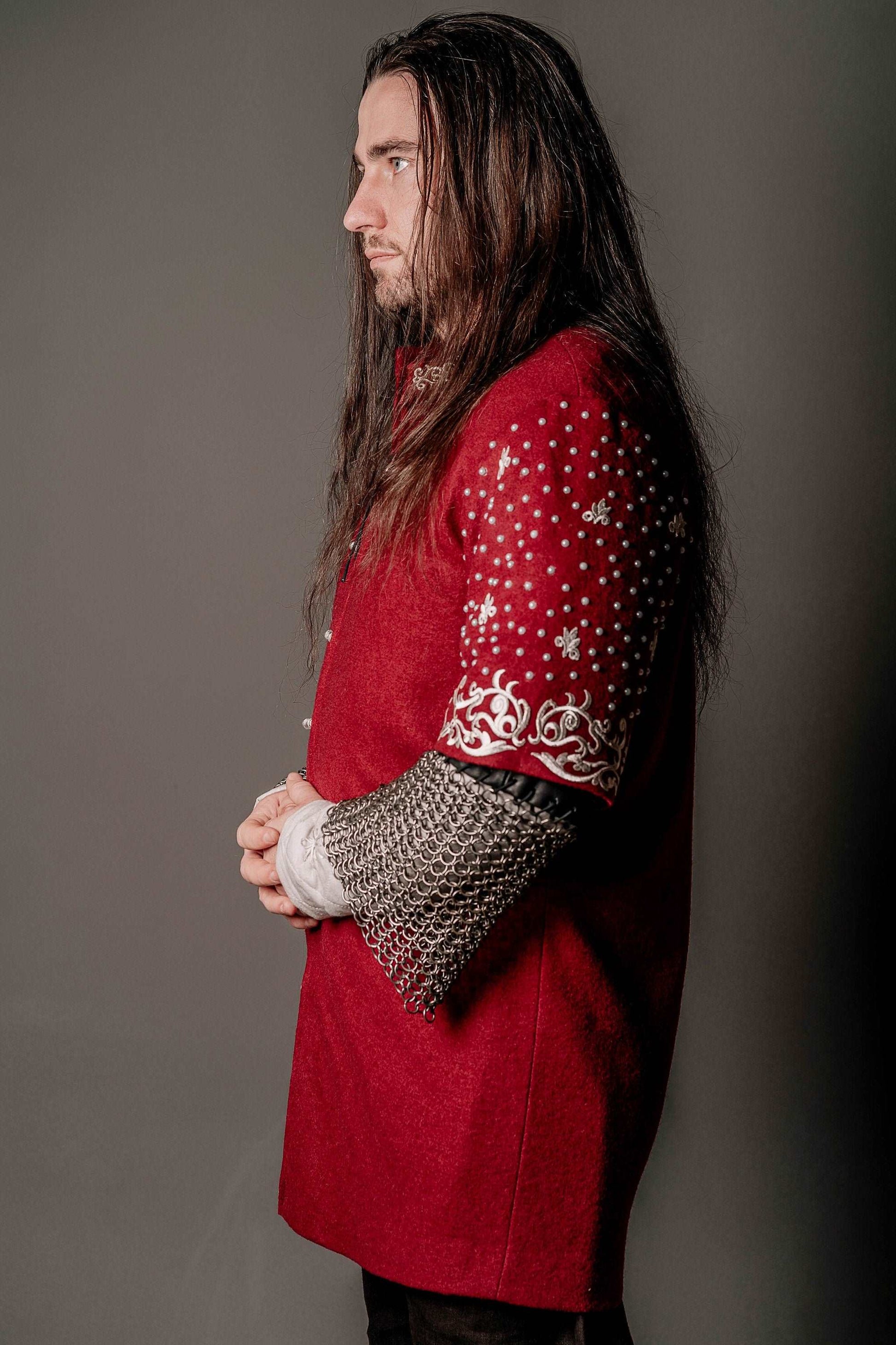 Boromir red wool tunic (Lord of the Rings) - SokolArmory