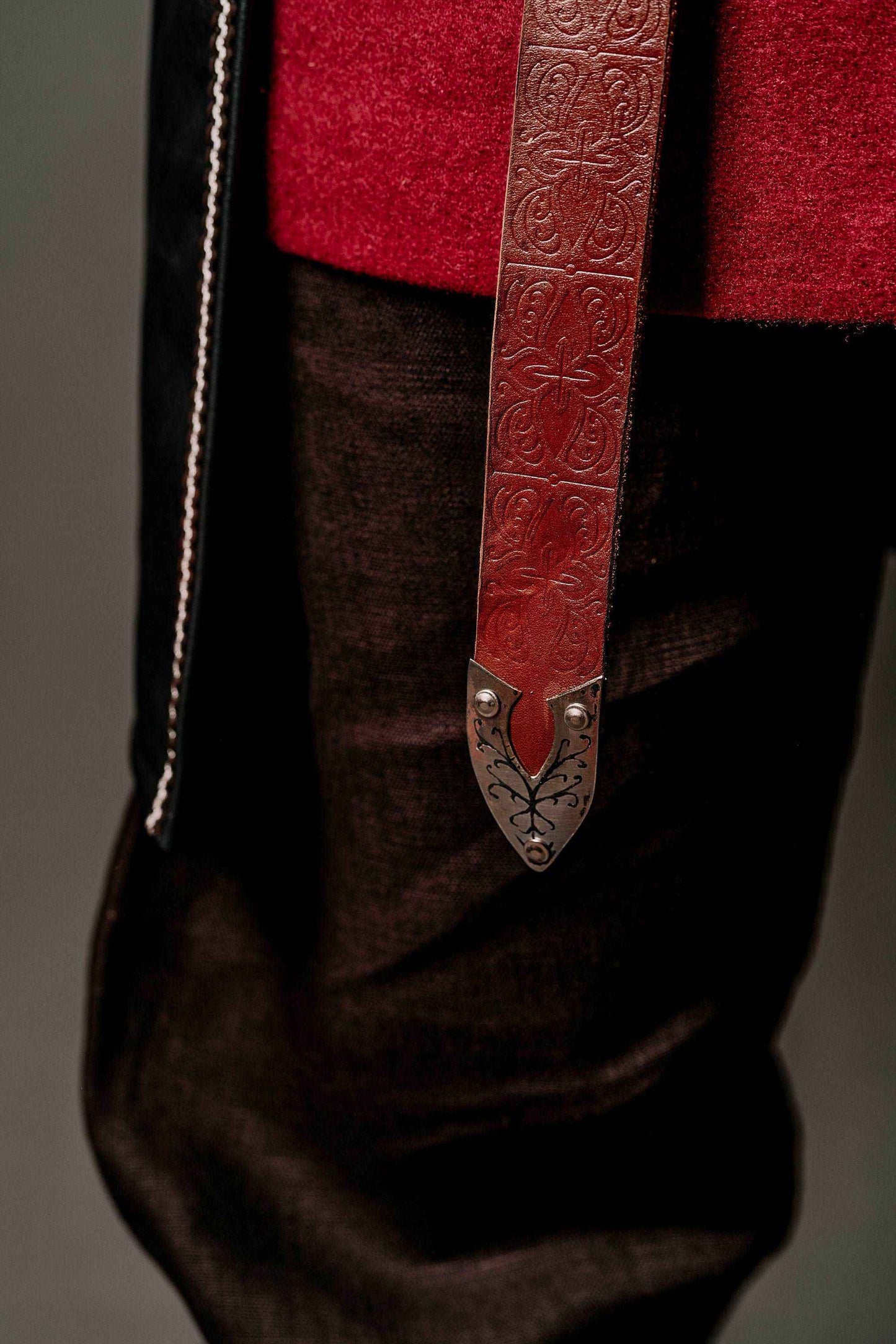 Aragorn leather belt (Lord of the Rings) - SokolArmory