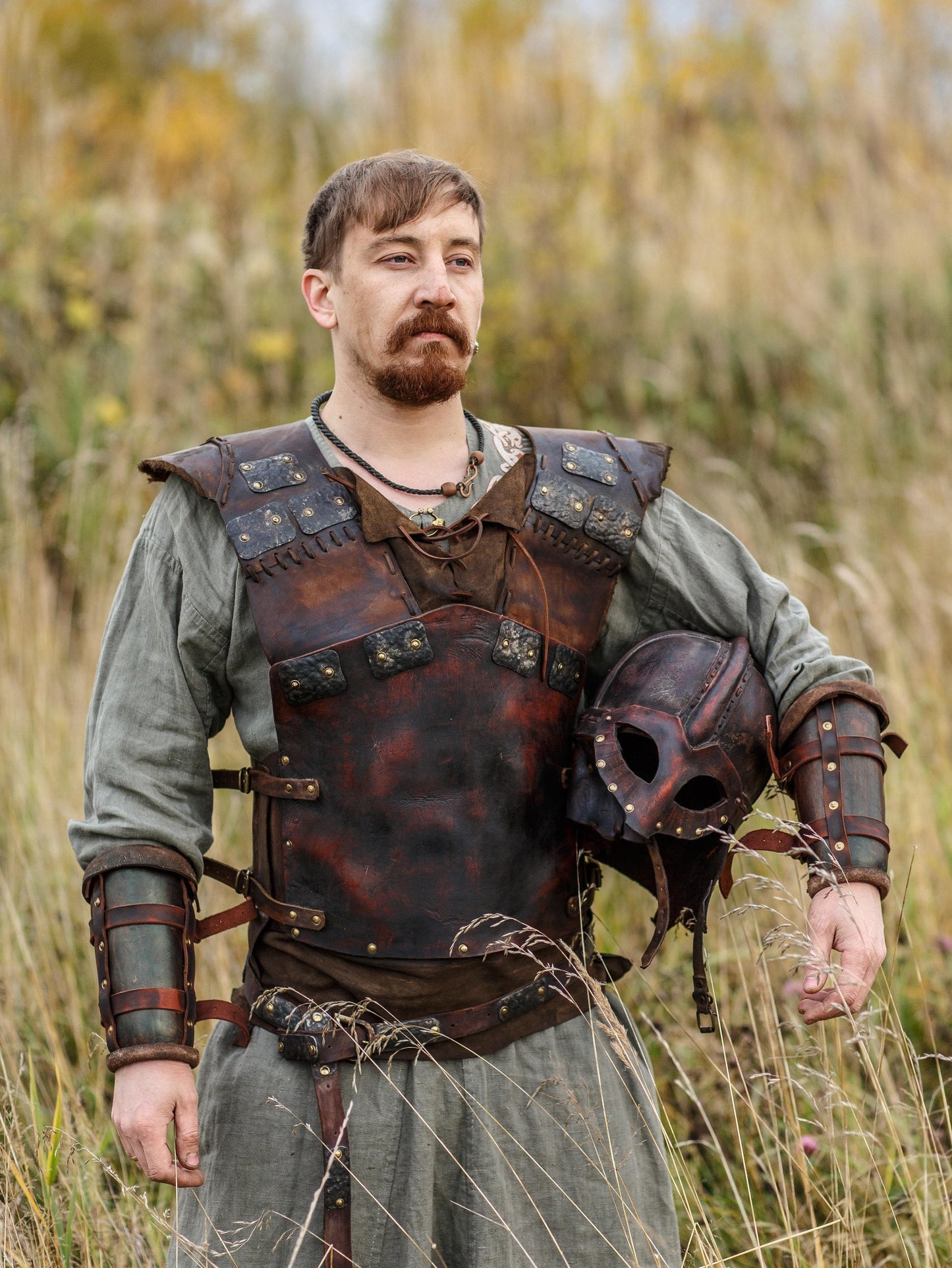 Viking Larp Leather Armor - SokolArmory