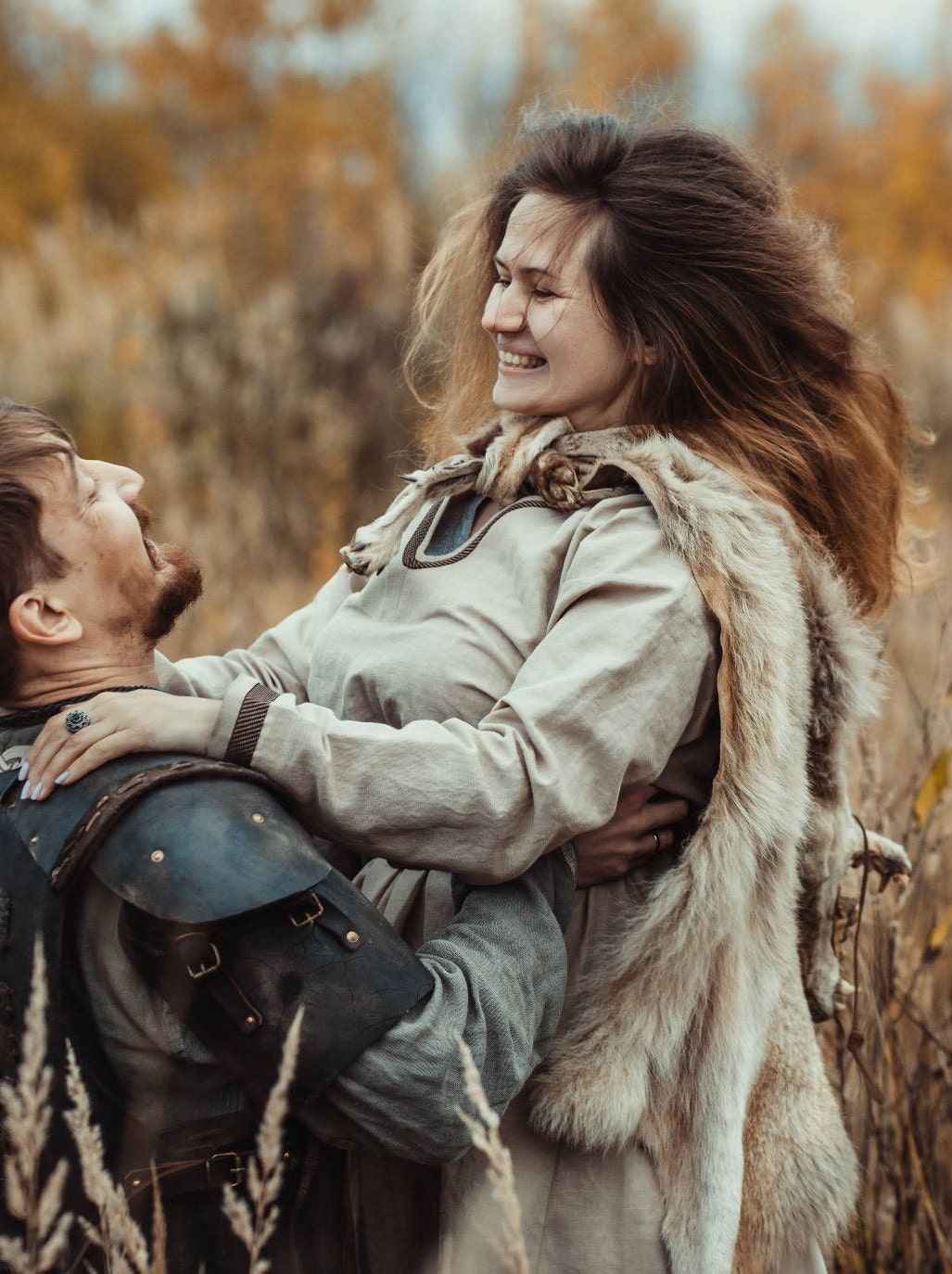 Viking apron dress “Astrid” - SokolArmory