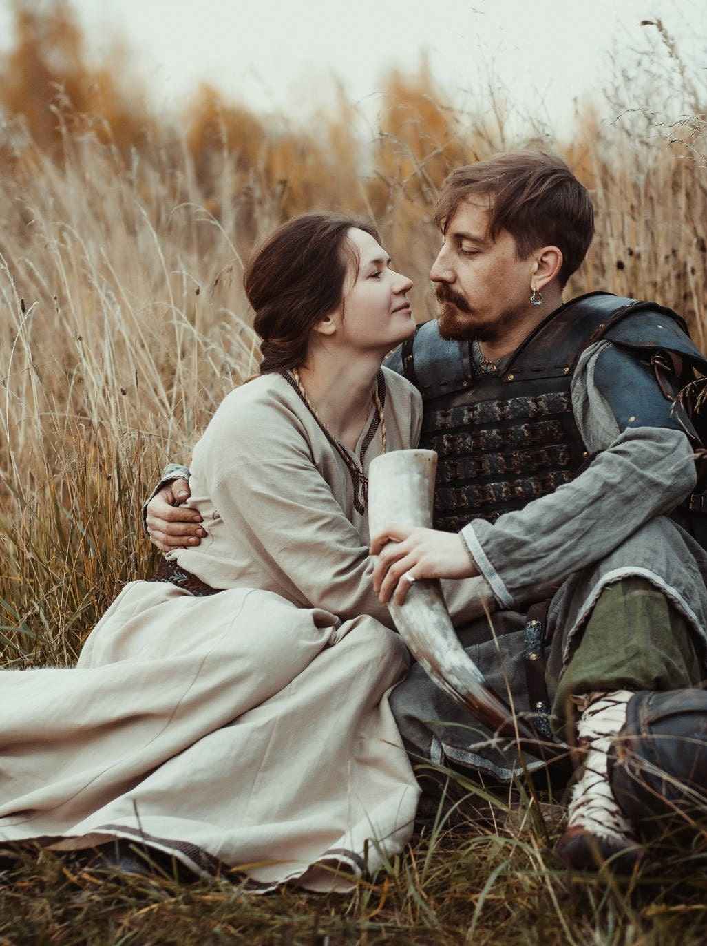 Viking apron dress “Astrid” - SokolArmory