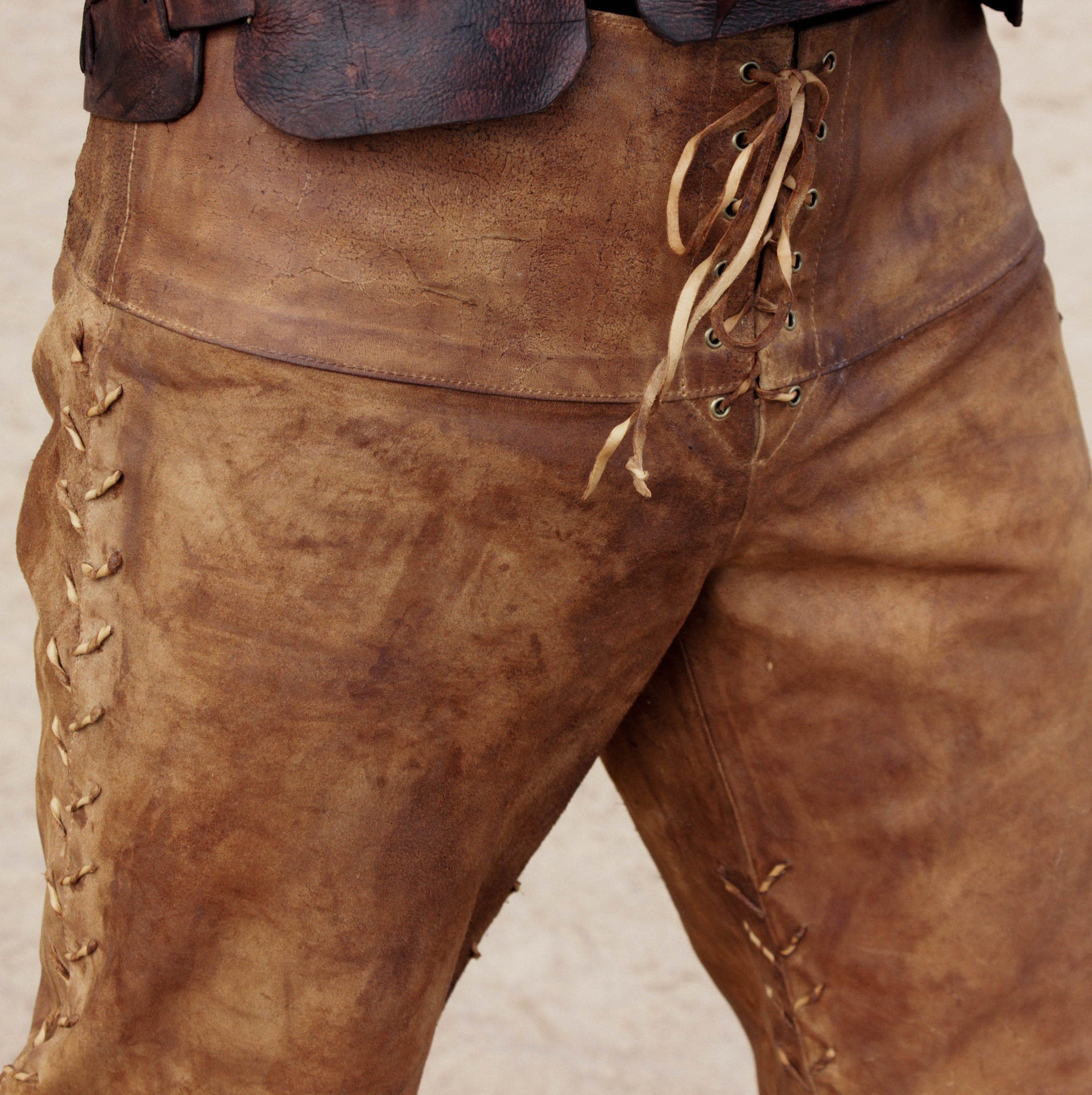 Viking black leather pants – SokolArmory
