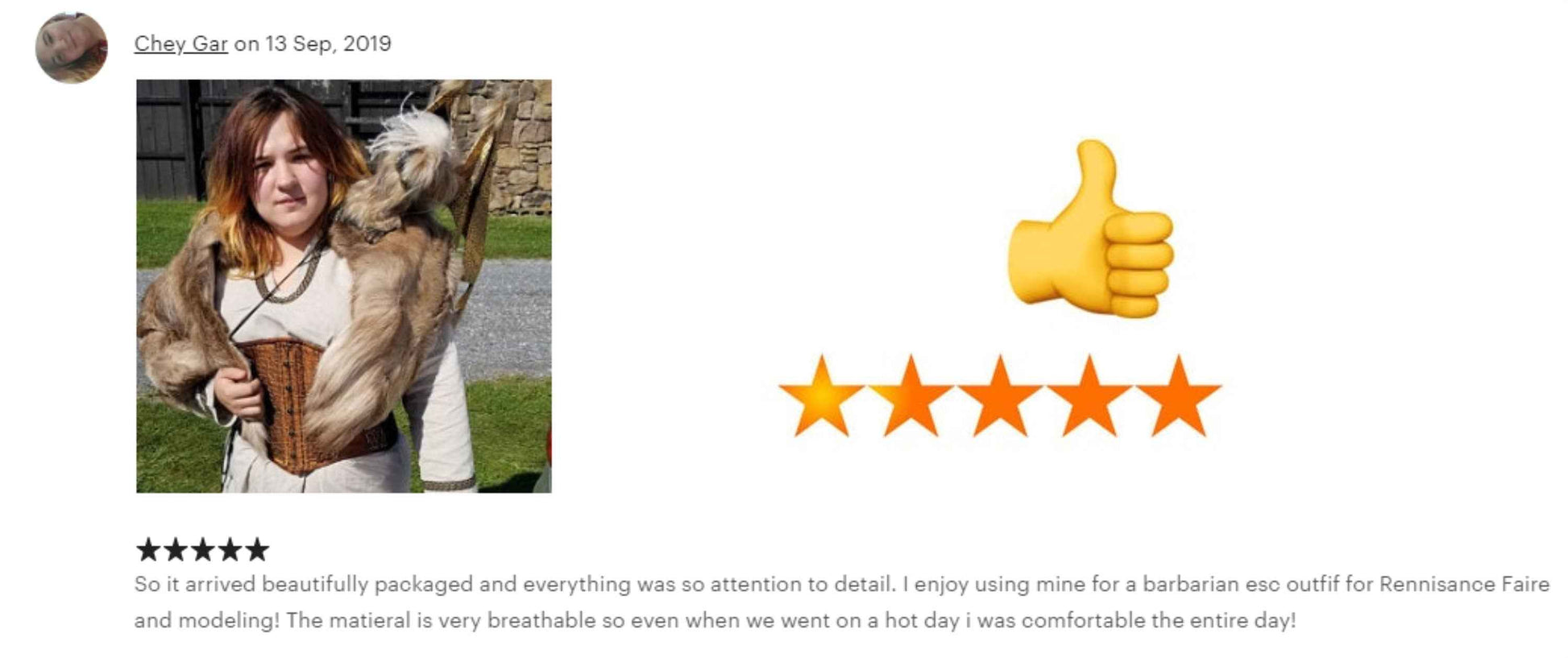 Viking apron dress “Astrid” - SokolArmory