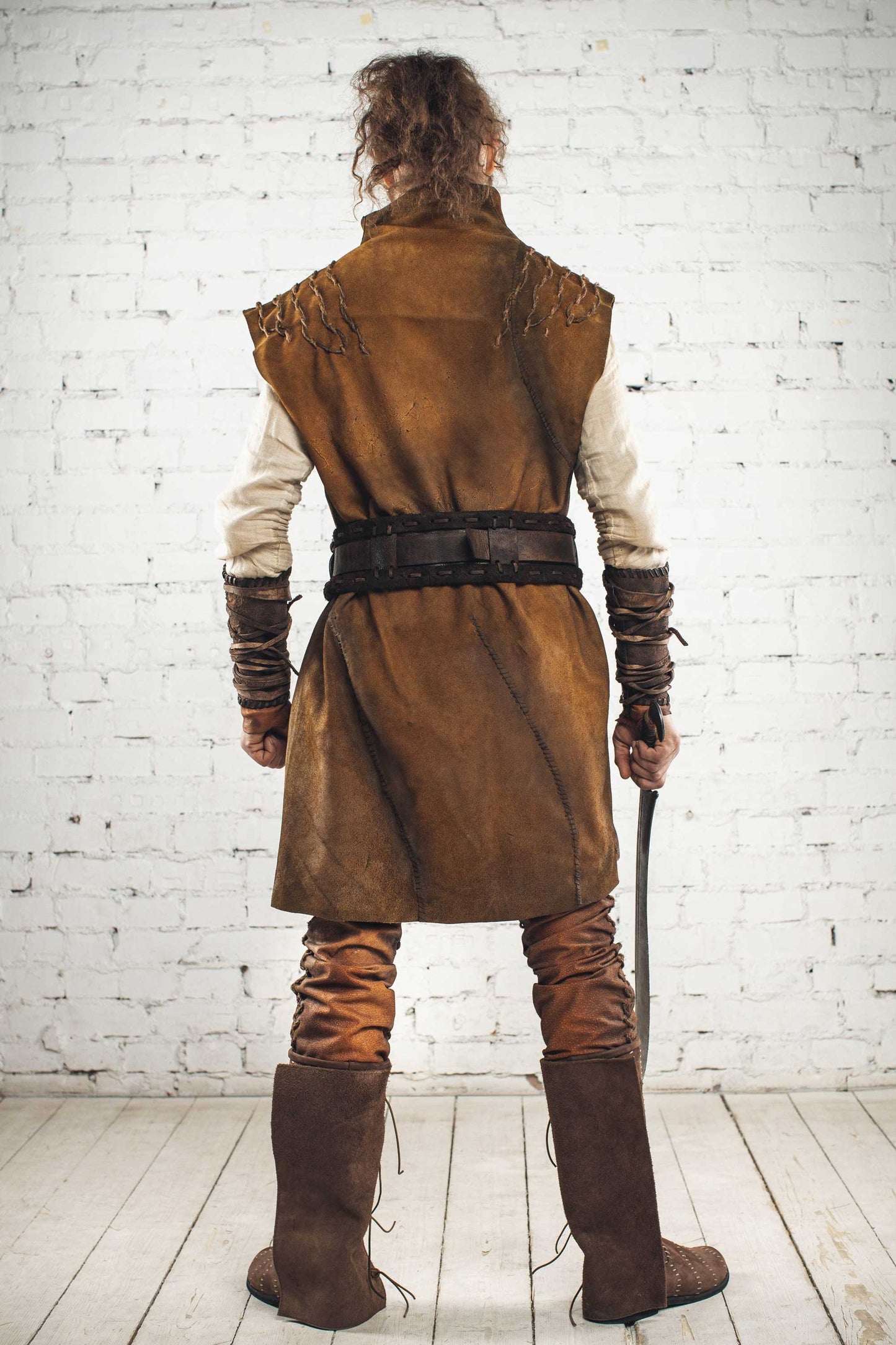 Medieval long vest for Larp - SokolArmory