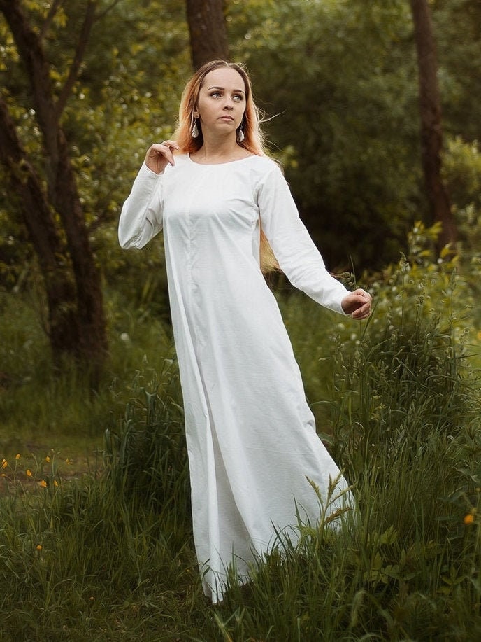 Medieval viking cotton underdress "Freya" - SokolArmory