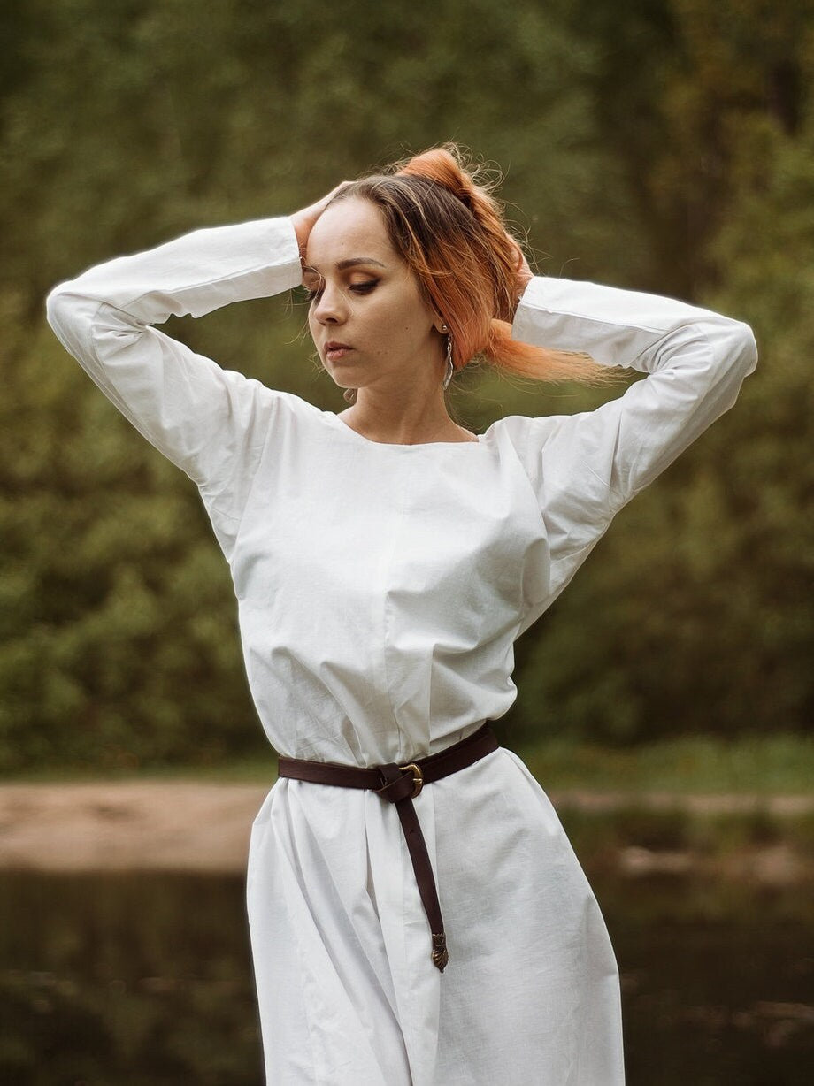 Medieval viking cotton underdress "Freya" - SokolArmory