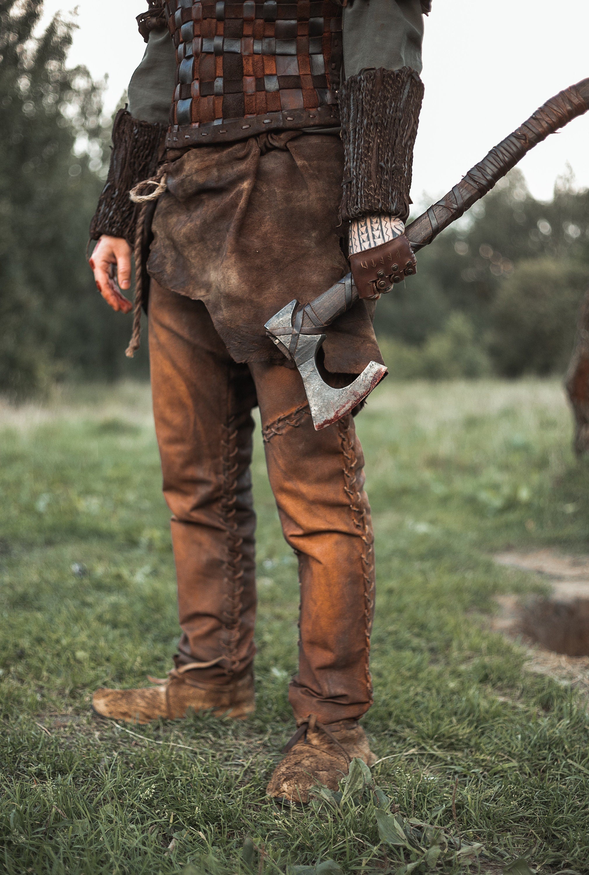 Viking leather bracers – SokolArmory