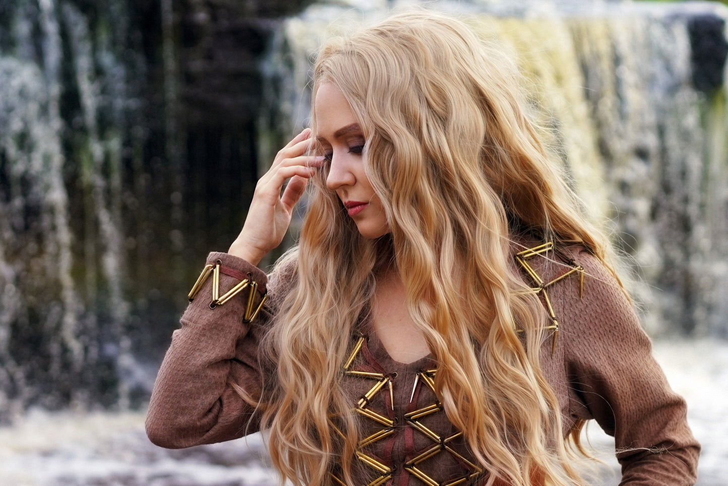 Viking dress “Aslaug” with belt - SokolArmory