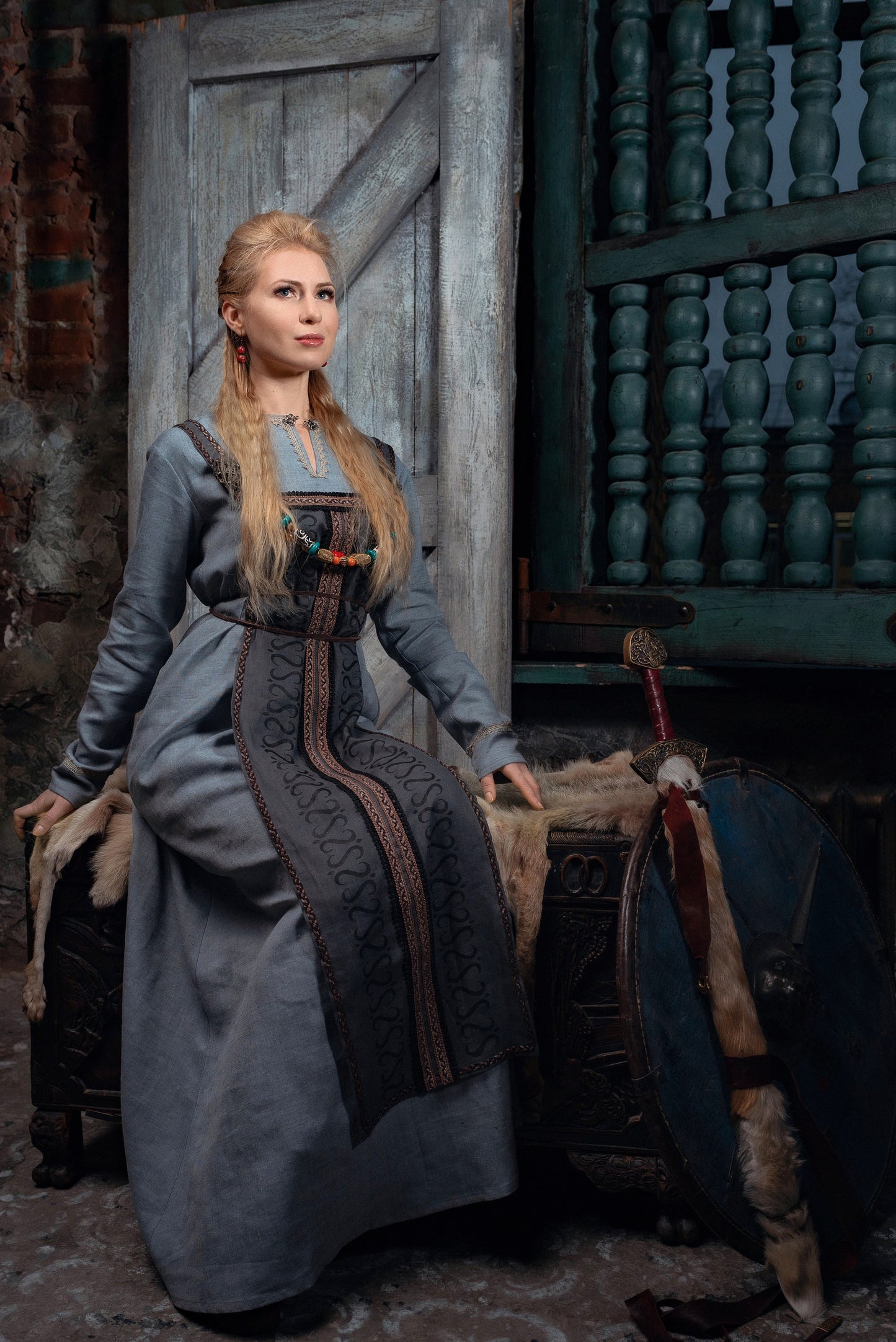 Viking dress with overdress - SokolArmory