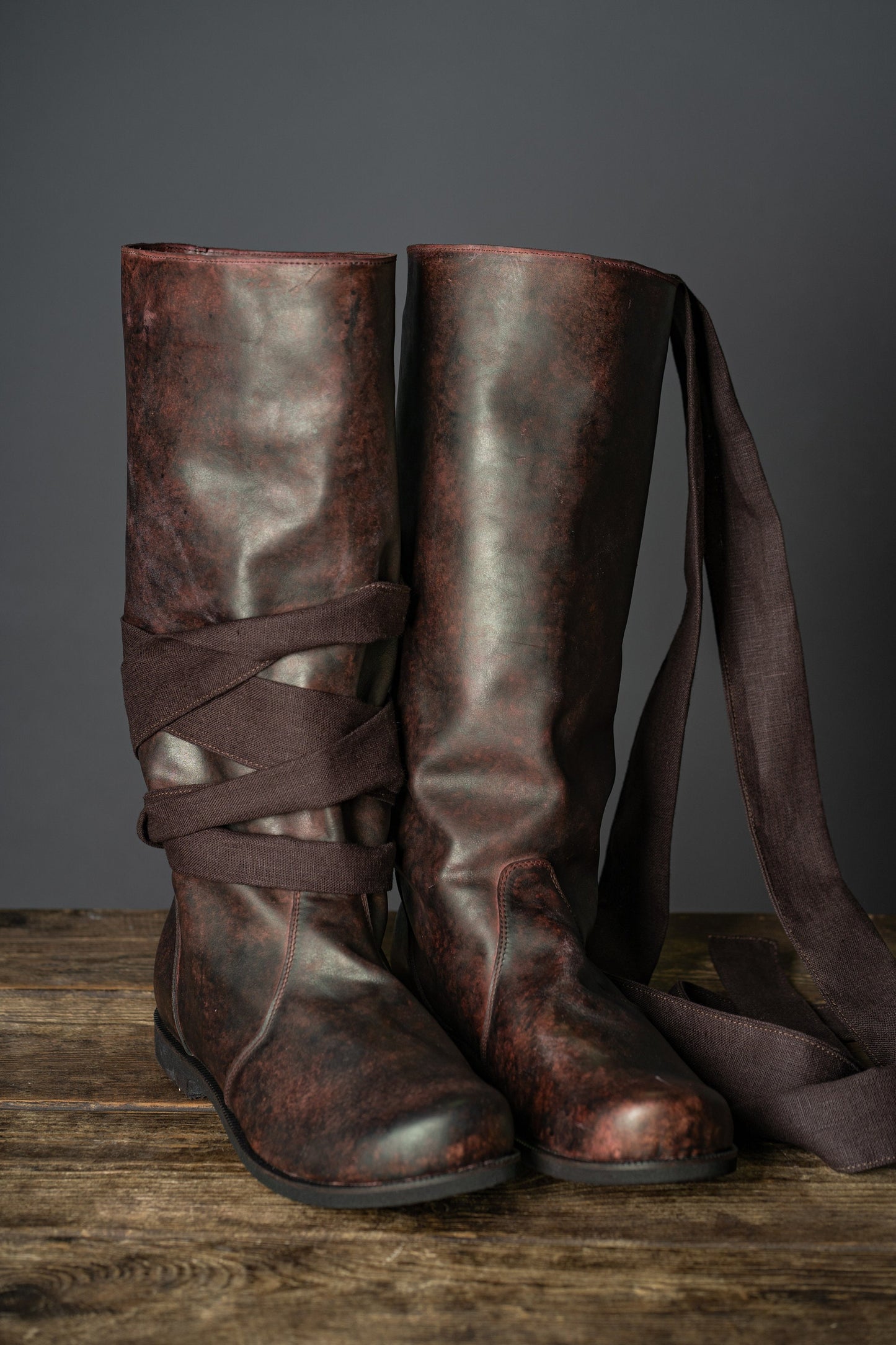 Ragnar leather boots (Vikings) - SokolArmory