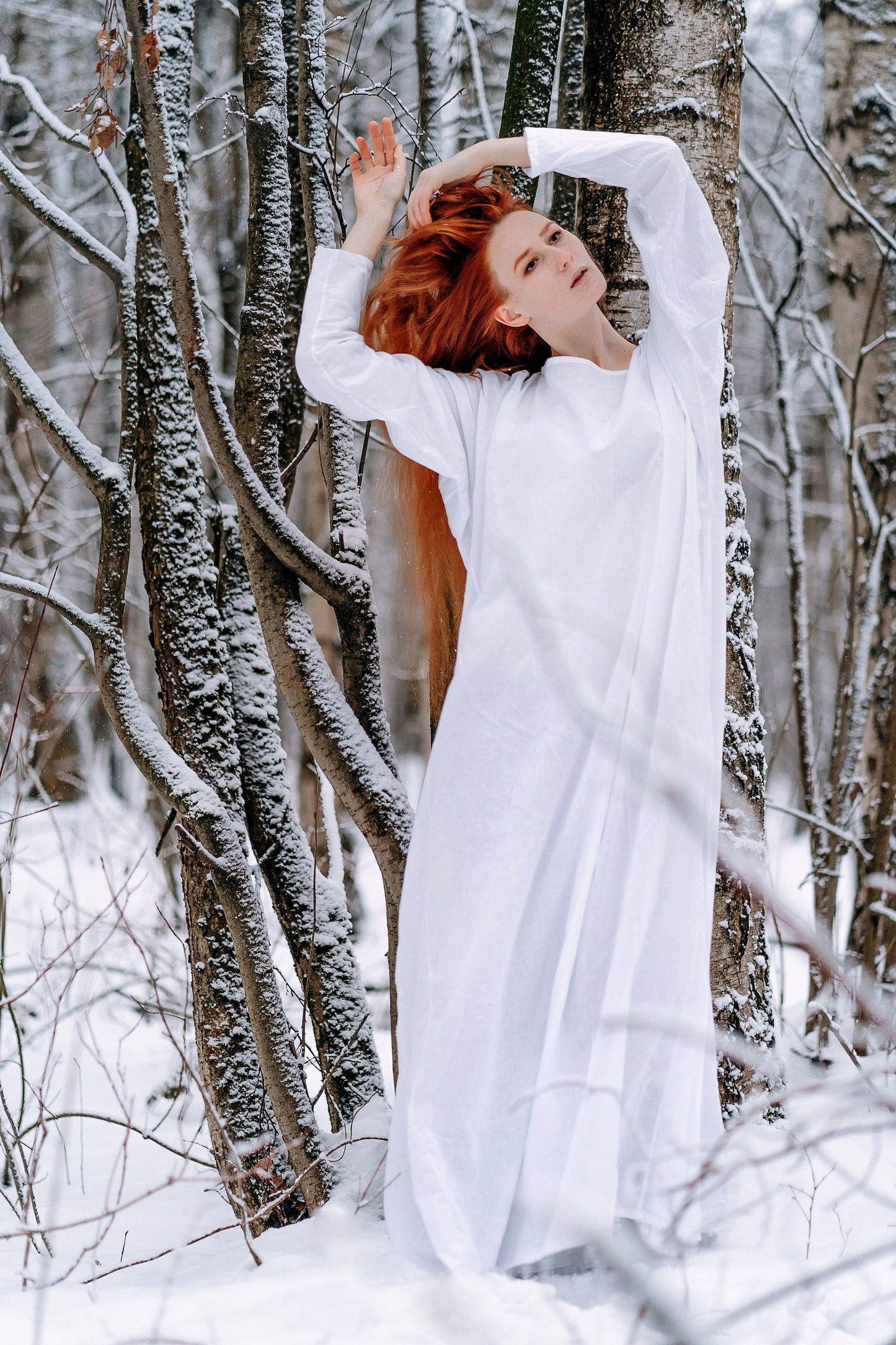 Medieval viking cotton underdress "Freya" - SokolArmory