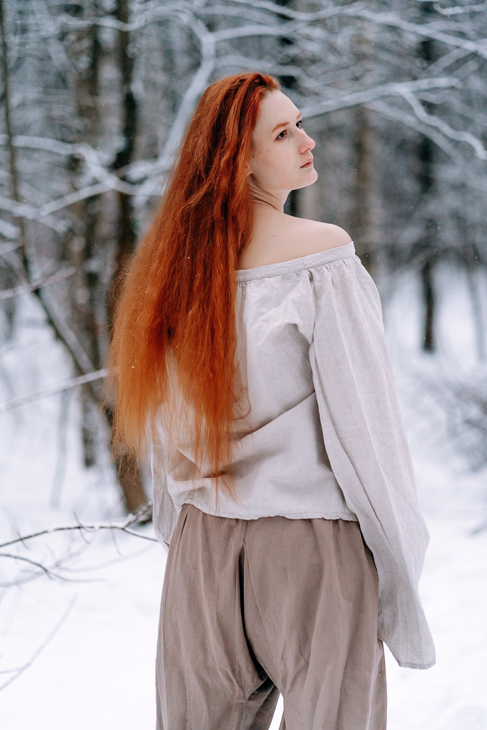 Medieval viking cotton underdress "Frigg" - SokolArmory