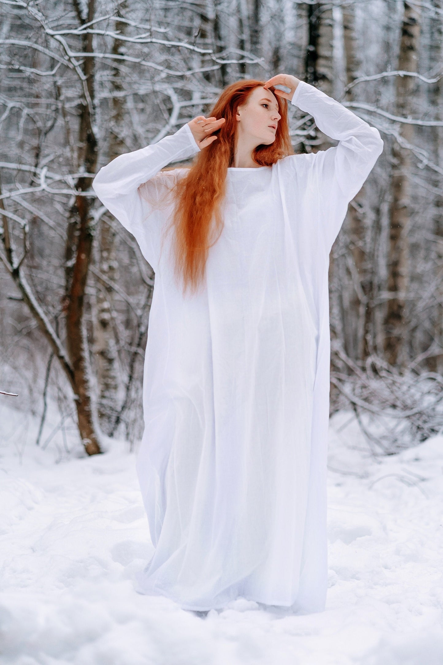 Medieval viking cotton underdress "Freya" - SokolArmory