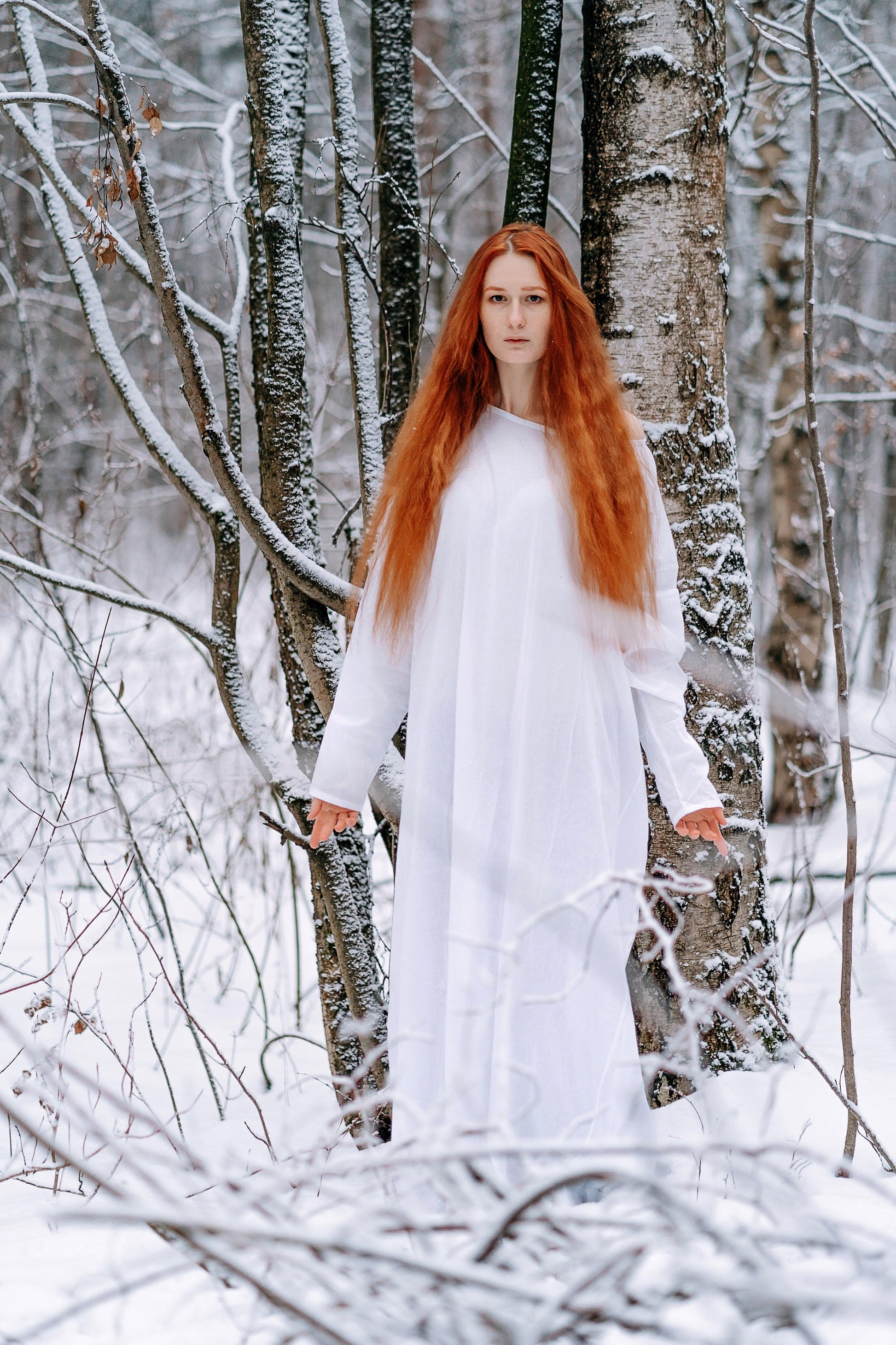 Medieval viking cotton underdress "Freya" - SokolArmory