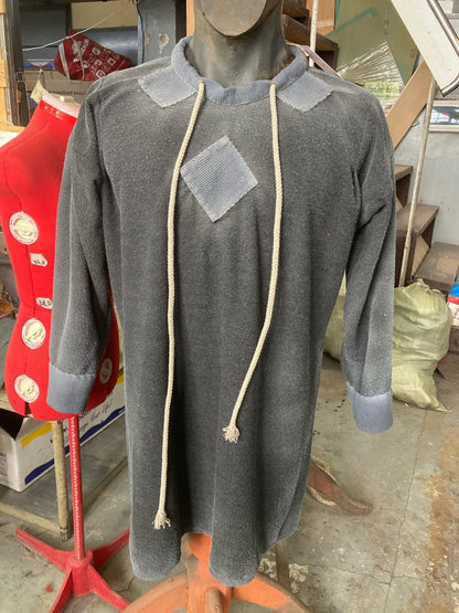 Warlord-inspired medieval tunic in Gray-blue, view 1