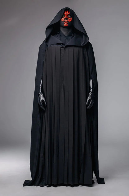 Darth Maul-inspired layered costume set in Black, view 3
