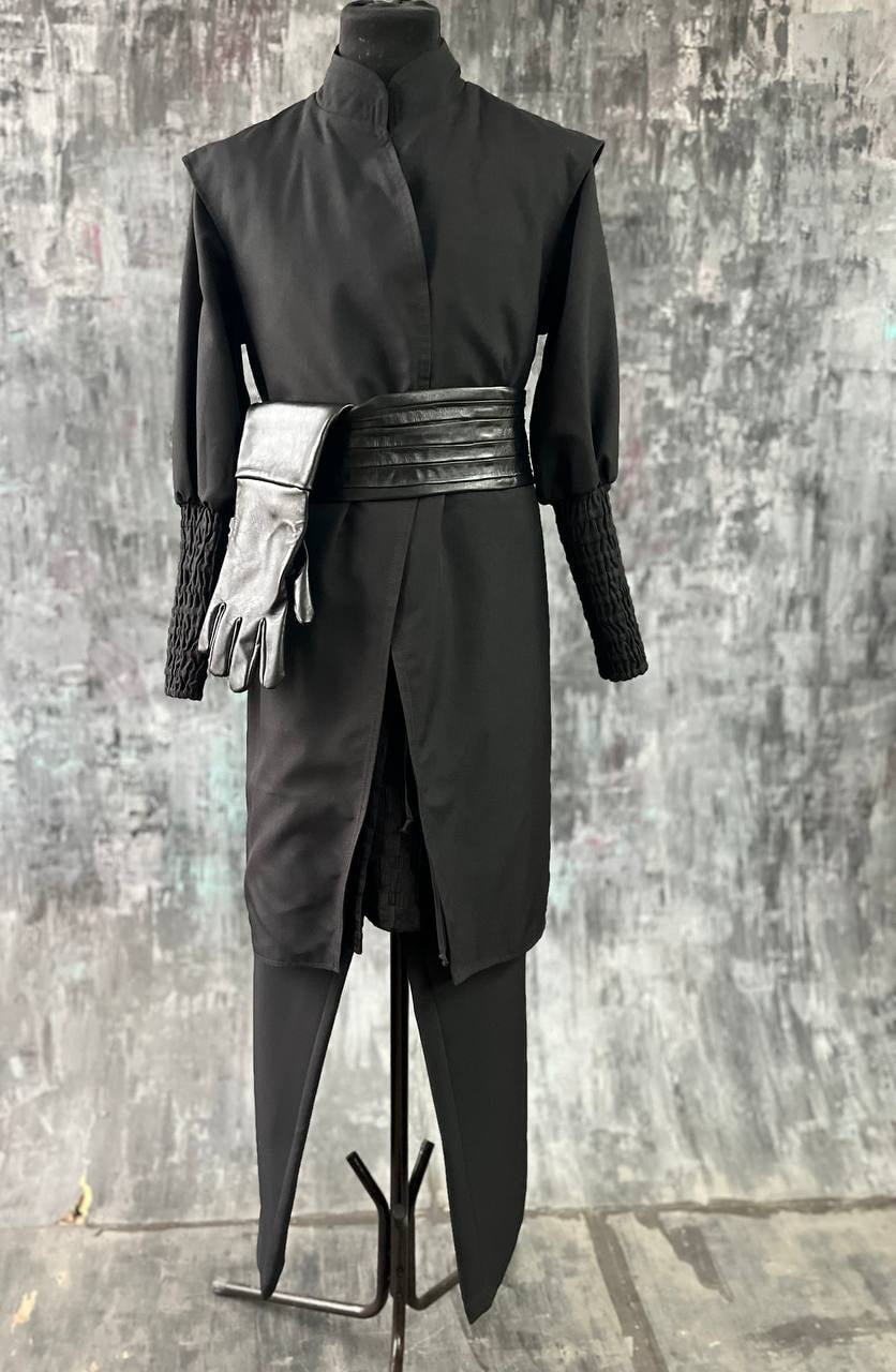 Darth Maul-inspired layered costume set in Black, view 4