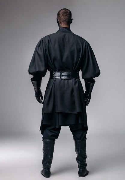 Darth Maul-inspired layered costume set in Black, view 7
