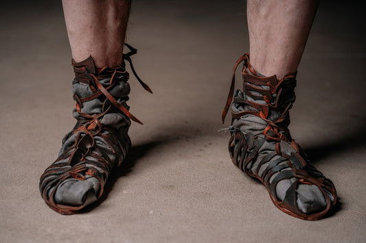 Leather gladiator sandals