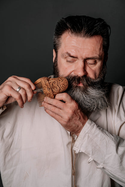 Viking Helmet Beard Comb