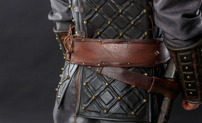 Bjorn leather wide belt