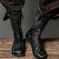 Charles Vane leather high boots (black sails)