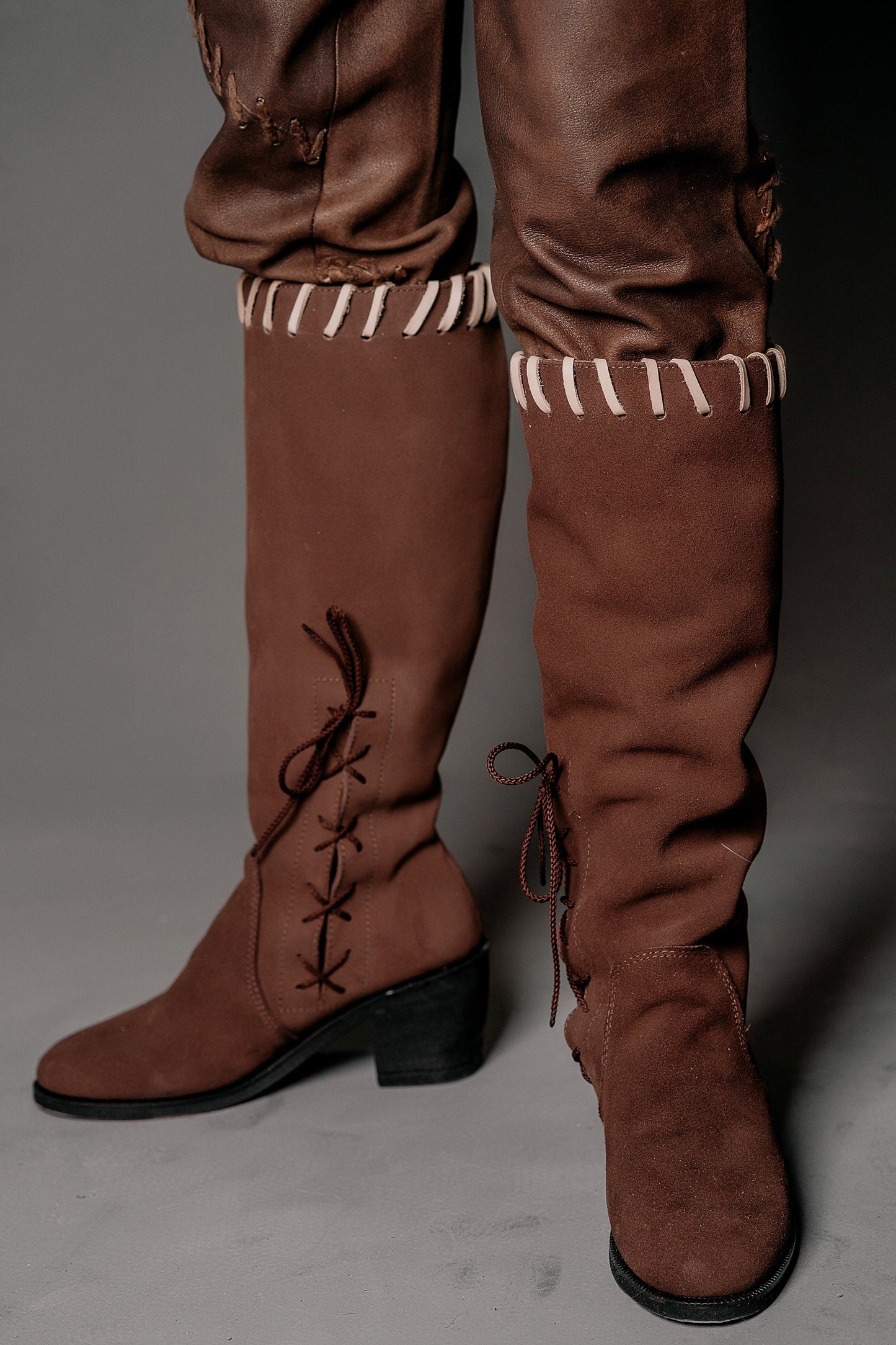 Porunn leather boots (Vikings)