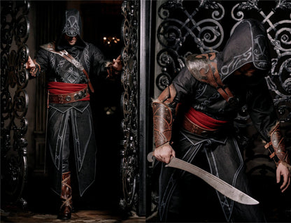 Stealthy Assassin Costume: Ideal for Cosplay and LARP Adventures