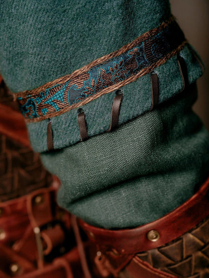 Ubbe costume (Vikings); body armor; shirt; pants; boots; medieval armor; viking armor; larp armour; leather armor men