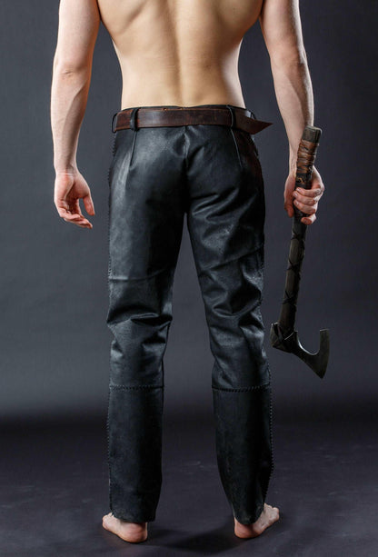 IN STOCK / M size / Viking leather pants