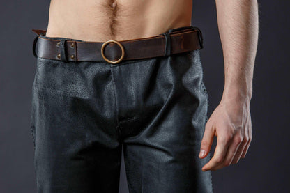 IN STOCK / M size / Viking leather pants