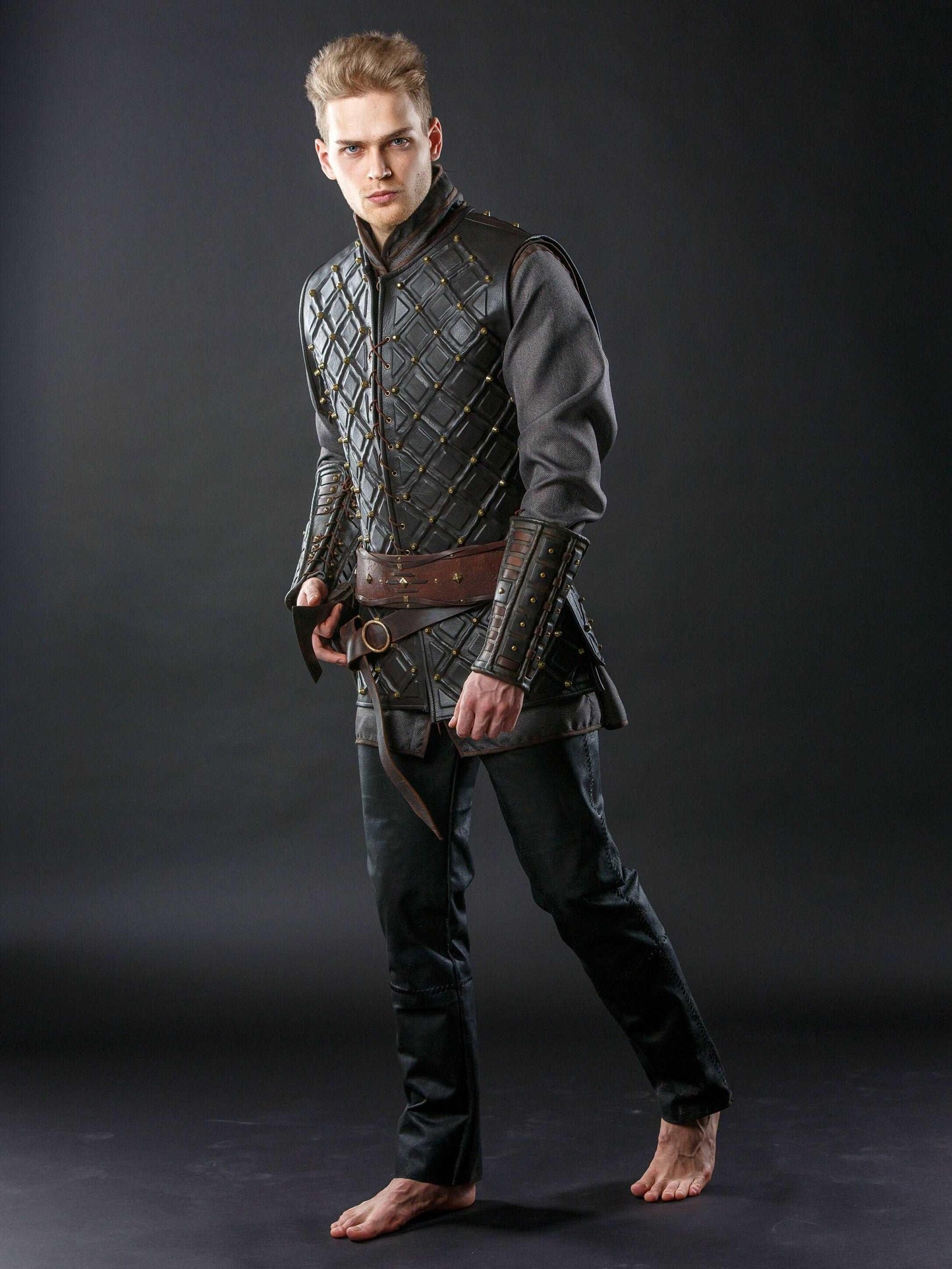 IN STOCK / M size / Viking leather pants