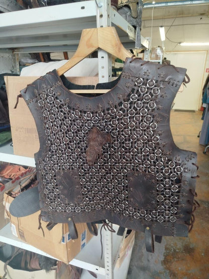 IN STOCK / XL size / Larp leather armor