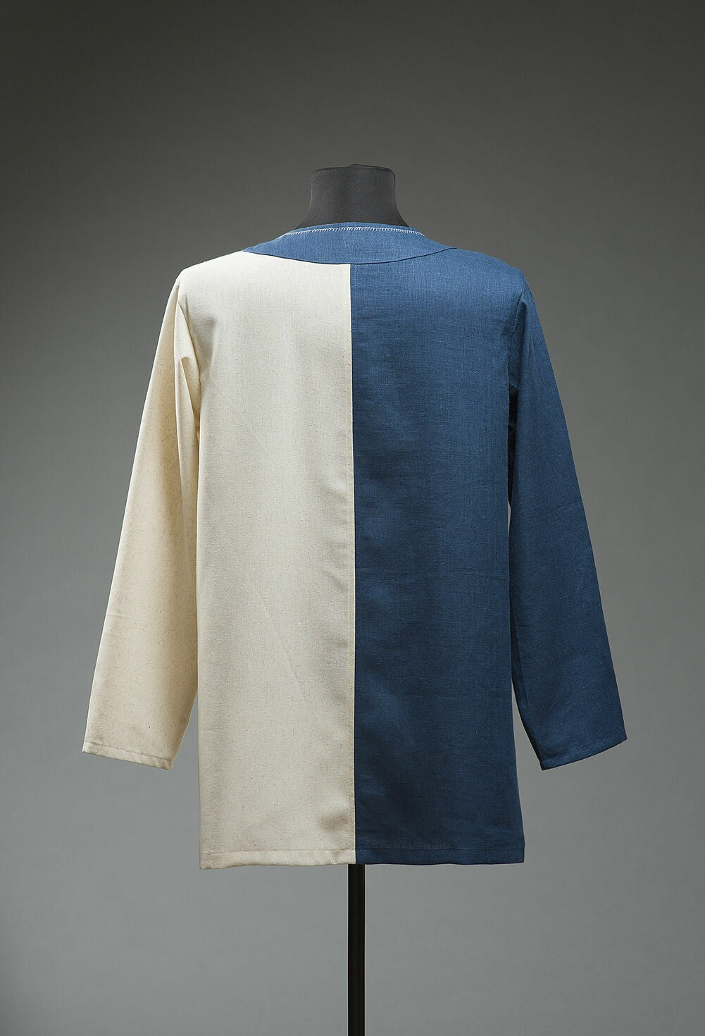 Two-tone linen medieval shirt, product view 9