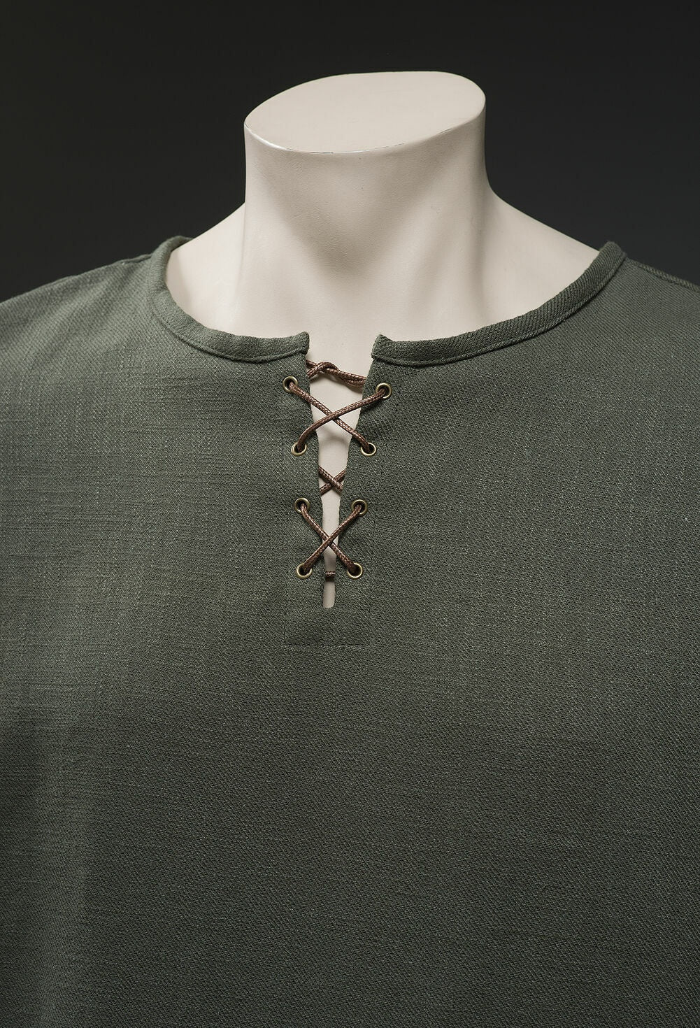 Henry of Skalitz inspired green medieval shirt, view 5