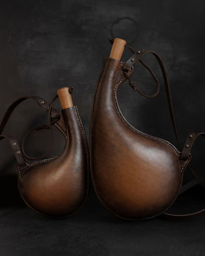 Leather Flask “Wineskin” 1.8 L