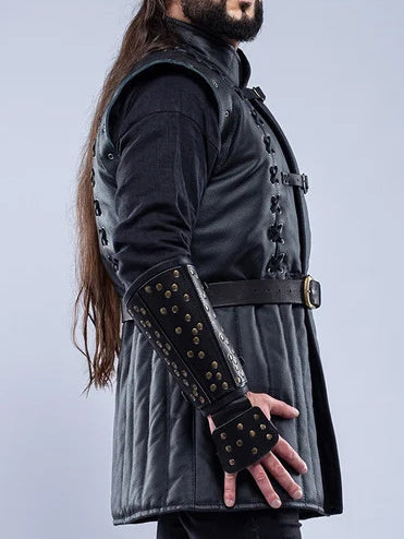 Custom order: Geralt leather doublet for James Waldrop