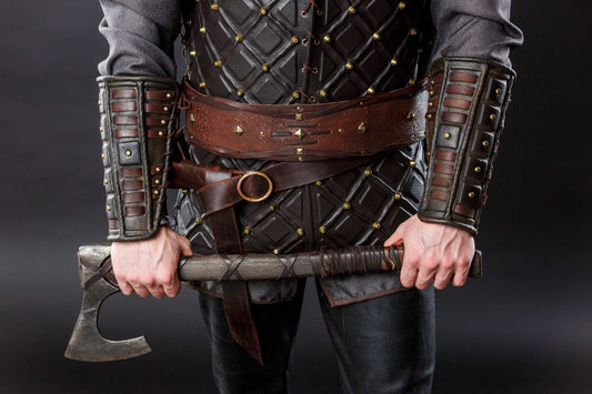Bjorn leather wide belt