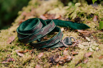 Elvish green leaf belt