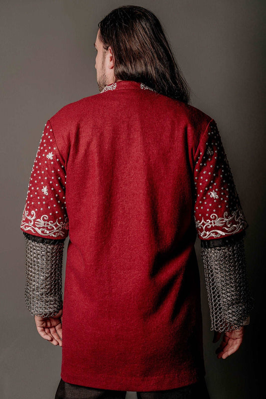 Boromir red wool tunic (Lord of the Rings)