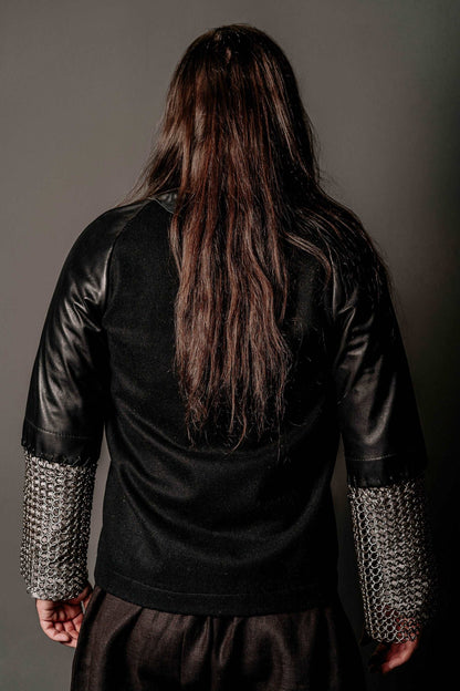 Boromir's leather tunic with chainmail sleeves