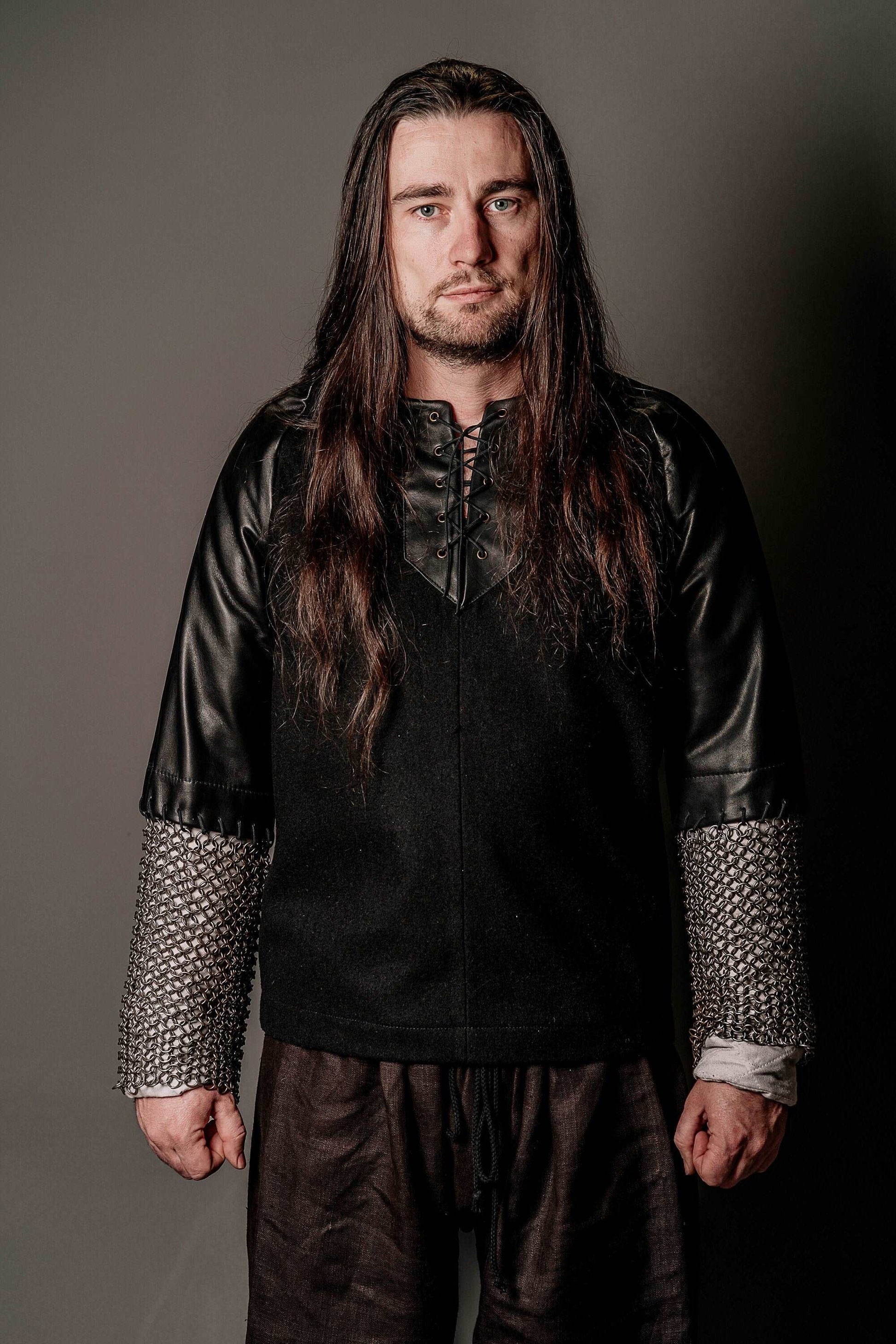 Boromir's leather tunic with chainmail sleeves