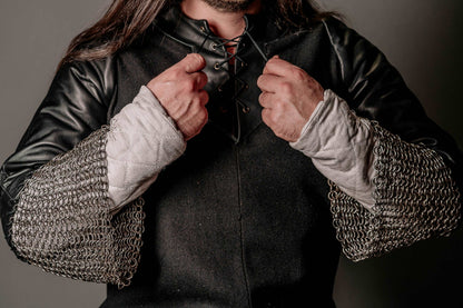 Boromir's leather tunic with chainmail sleeves