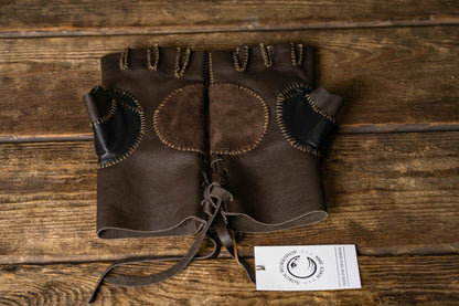 a pair of shoes on a wooden floor 