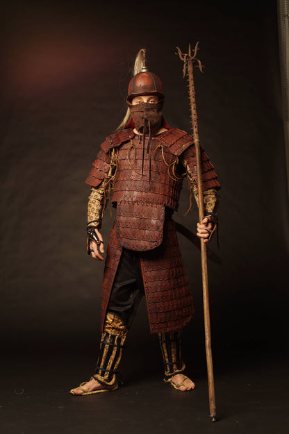 Medieval mongol leather armor