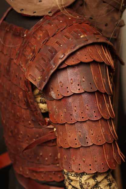 Medieval mongol leather armor