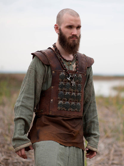 Viking larp leather armor