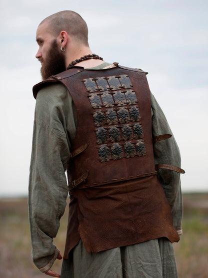 Viking larp leather armor